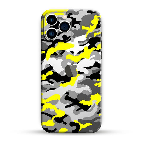 Yellow Camo Mobile Skin