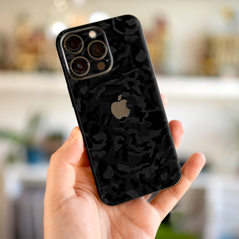 Black Camo Mobile Skin