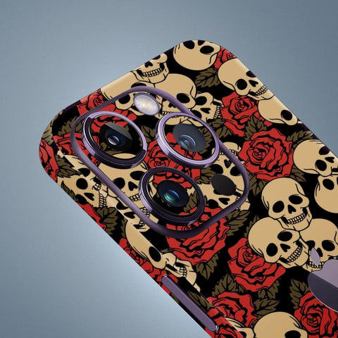 Skull & Roses Mobile Skin