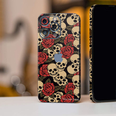 Skull & Roses Mobile Skin