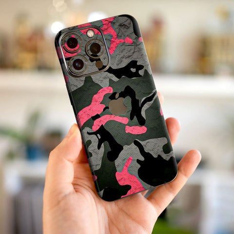 Red Pattern Camo Mobile Skin