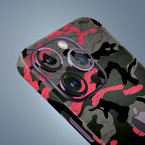 Red Pattern Camo Mobile Skin