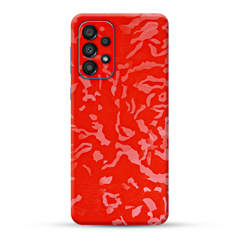 Red Camo Skin For Samsung