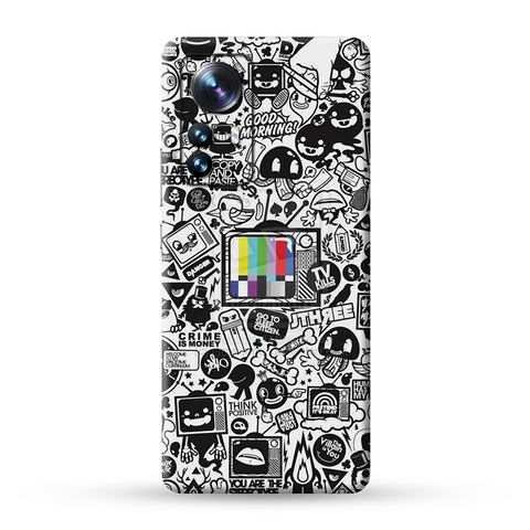 TV Graffiti Skin For Redmi