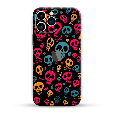 Neon Skulls Mobile Skin