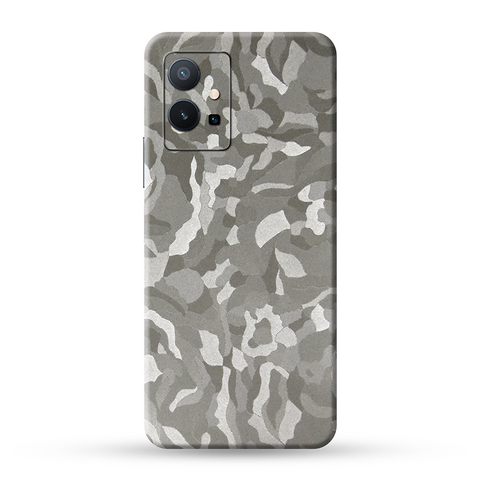 Silver Camo Skin For Vivo