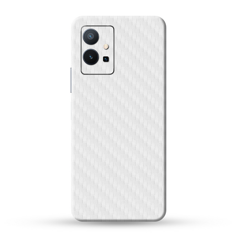 White Carbon Fibre Skin For Vivo